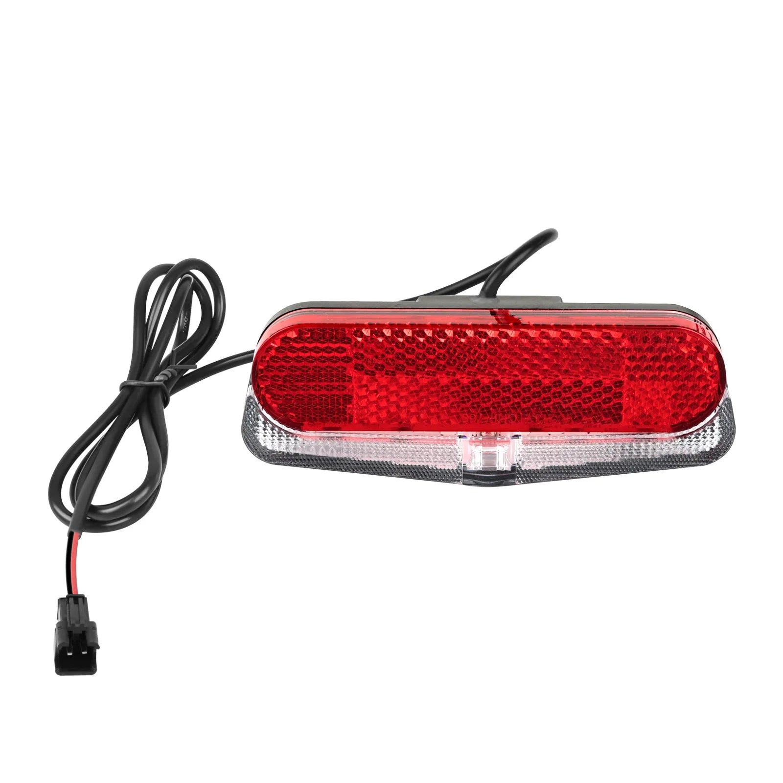 Bike Tail Light Portable LED Rear Brake Lamp with Retro-reflectors Waterproof Battery Power Supply for Bafang Mid Motor Kits