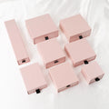 Low Moq pink White Black Yellow Color Available Ready to Ship Custom Acceptable Fashion Original Jewelry Box for Retailer