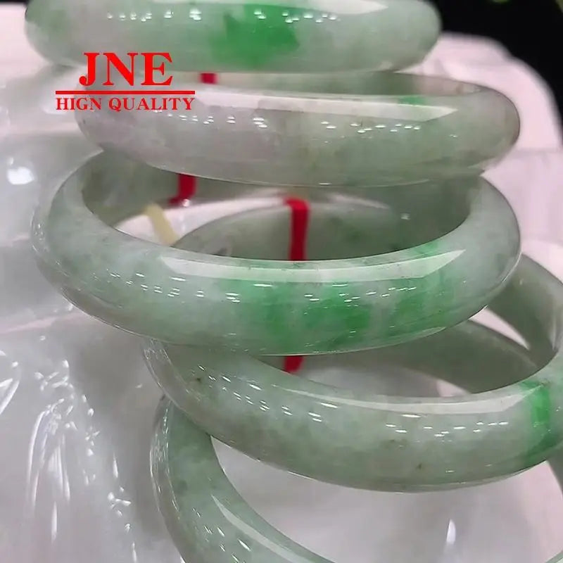 Jade Bracelet Wholesale Myanmar Natural Color Bright Positive Circle Jade Bracelet Jewelry Ornament Wholesale