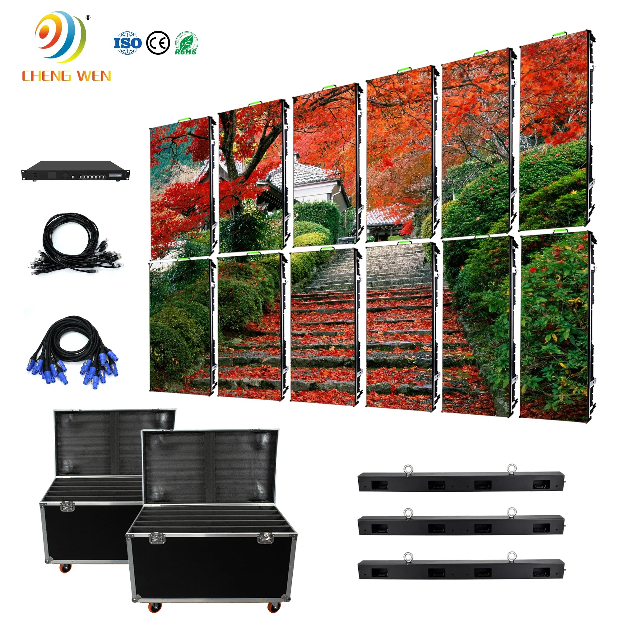 Hot Sale LED Screen Indoor P2.9 P3.9 P4.8 Led Advertising Billboard 500x1000mm Led Display Panel Rental