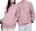 Bangladesh China Factory Price 260g Polyester Hooded Crew Neck Sweatshirt Unisex Loose Fit Korean Style Custom Logo Hoodie