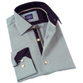 Exve Exclusive Green Contrast Collar Inside and Cuff Men's Shirt Model BC6979