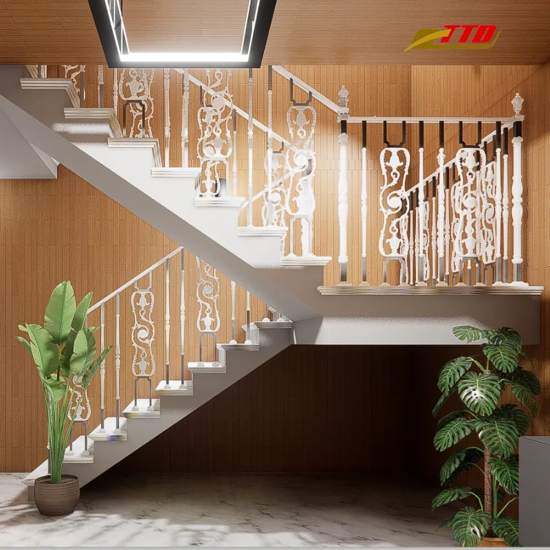 Sleek Steel Stair Railings Perfect for Modern Interiors Where Design Safety and Material Strength Work in Harmony