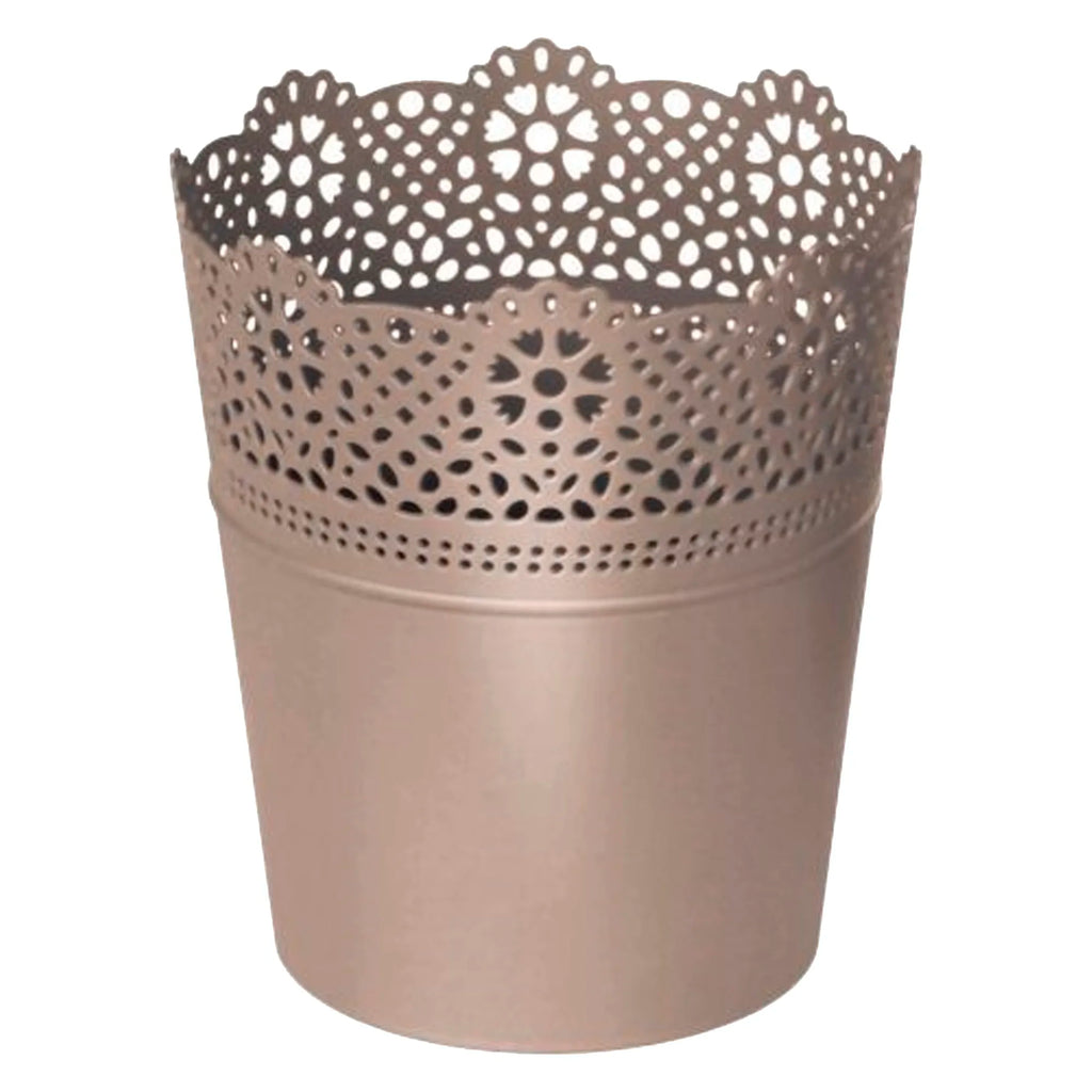 LACE flower pot dimensions (mm) 180x180x210 Mocca color