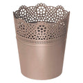 LACE flower pot dimensions (mm) 180x180x210 Mocca color