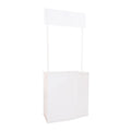 Promo Advertising Portable Aluminum & Plastic/Abs Foldable Display Promotion Counter Stand Popular PP New Design