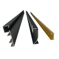 Aluminum Alloy Skirting Board Minimalist Engineering Snap-on Corner Skirting Board Skirting Board Metal Aluminum Profile