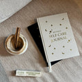 LABON Gold Edge A5 Hardcover Notebook Linen Thermal Bound Star Gratitude Journal Self-Care Planner School Gifts Notebook