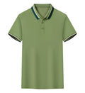 OEM Custom logo Design for Man's Quick-drying Short-sleeved Polo Shirts Color-blocked Summer Workwear for Corporate Uniforms MegaBDM