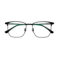Premium Classic Square Titanium Alloy Frame Reading Glasses Prescription Eyeglasses Eyewear Retro Businessman