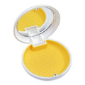 Newest Dental Retainer Box With Mirror New Design Round Retainer Case Customized Advanced Design Retainer Storage Case