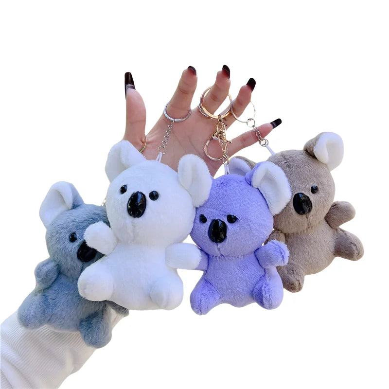 HOT Internet Celebrity Cute Little Koala Pendant Plush Toy Teddy Bear Book Bag Hanging Decoration Keychain Doll