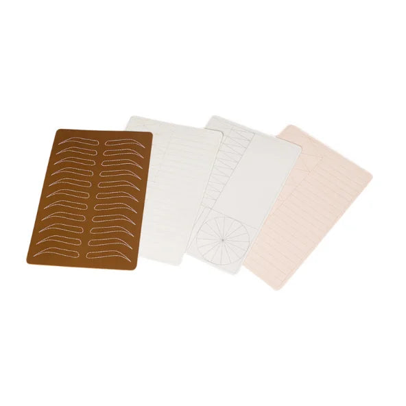 Factory Direct Double Sided Silicone Practice Skin for PMU Training Lip Eyebrow Tattoo Microblading Permanent Makeup Accessories MegaBDM