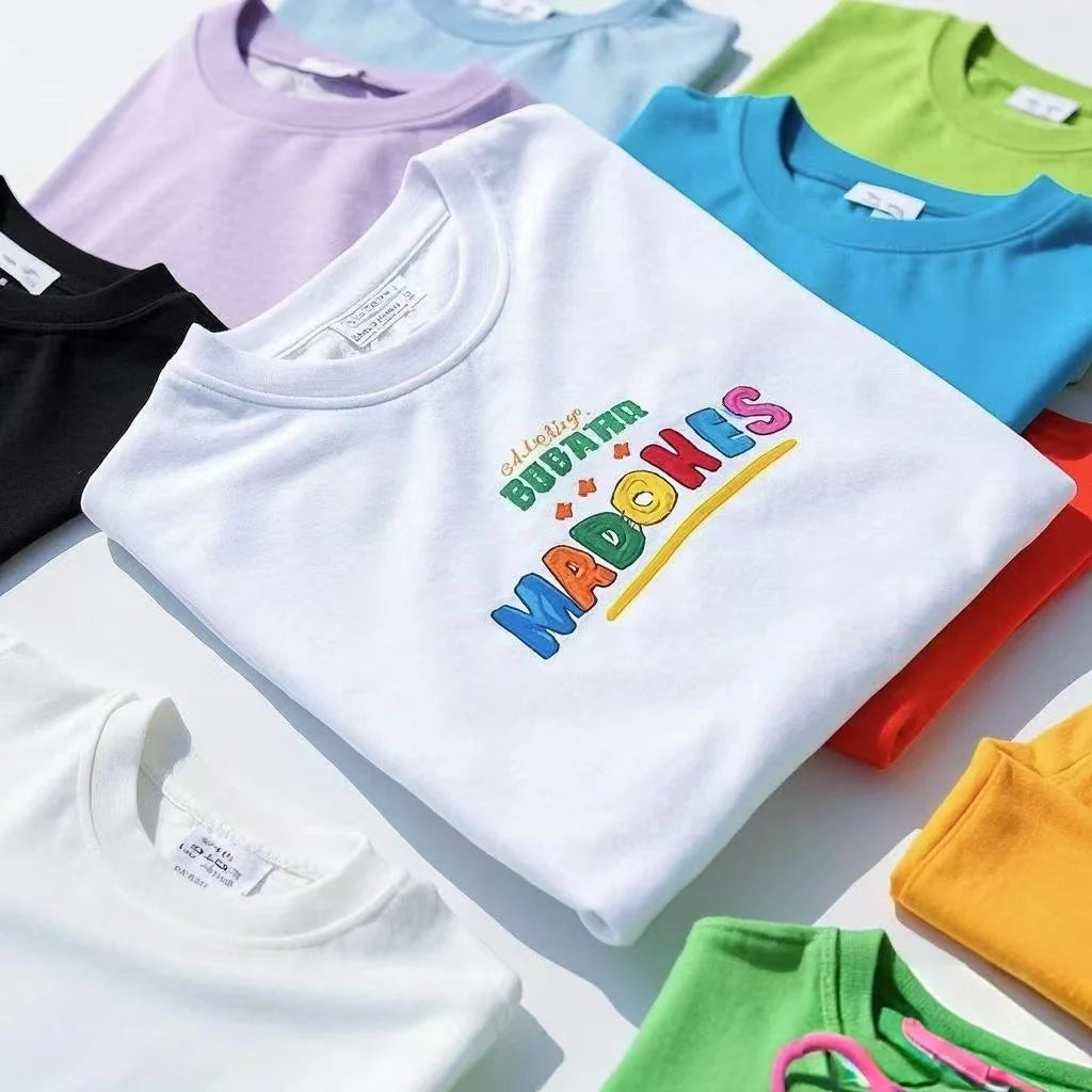Heavyweight 100% Cotton Woven Men's T-Shirts Customizable Blank Short Sleeve Regular Fit Screen Printing Embroidery Eco-Friendly