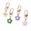 HOT Handbag Bag Purse Accessories Women's Fashion Handbag Keychain Flower Bag Charms Enameled Metal Fashion Key Chains for Girl
