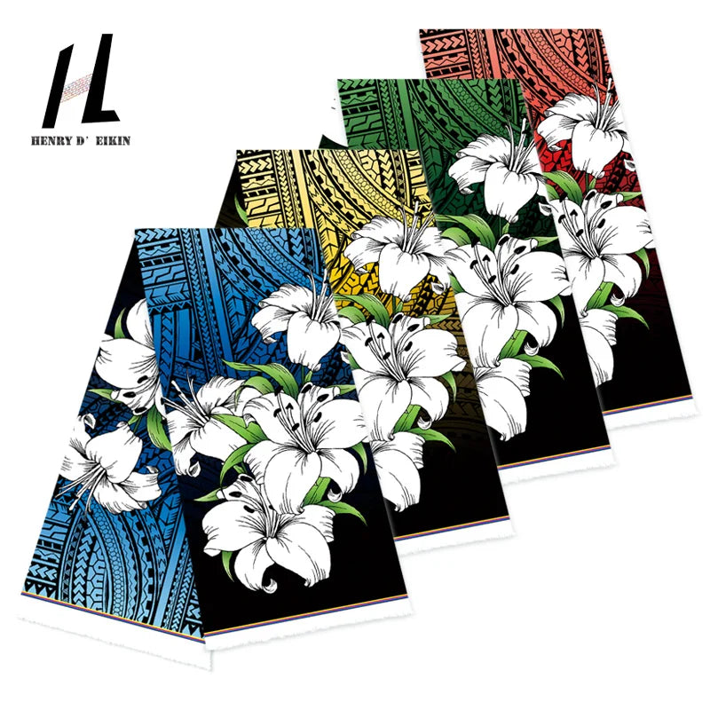 Wholesale Custom Digital Printed 100% Polyester Floral Fabric for Women for Girls' Clothing