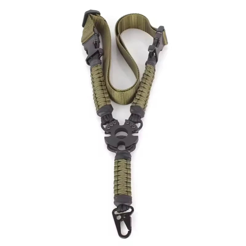 Adjustable Tactical Shoulder Strap Parachute Cord Single Point Cord for Quick Release Climbing Waterproof Foldable Lightweight MegaBDM