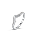 Hot Sale Classic Fashion Women's Rings Luxury Fine Jewelry Cubic Zirconia Engagement Rings 925 Sterling Silver