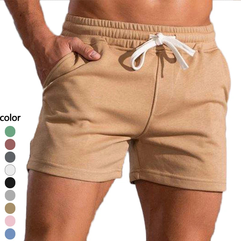 Custom Logo Design Wholesale Men Side Pocket Gym Shorts Running Summer Athletic Training Men Fitness Shorts for Basketball