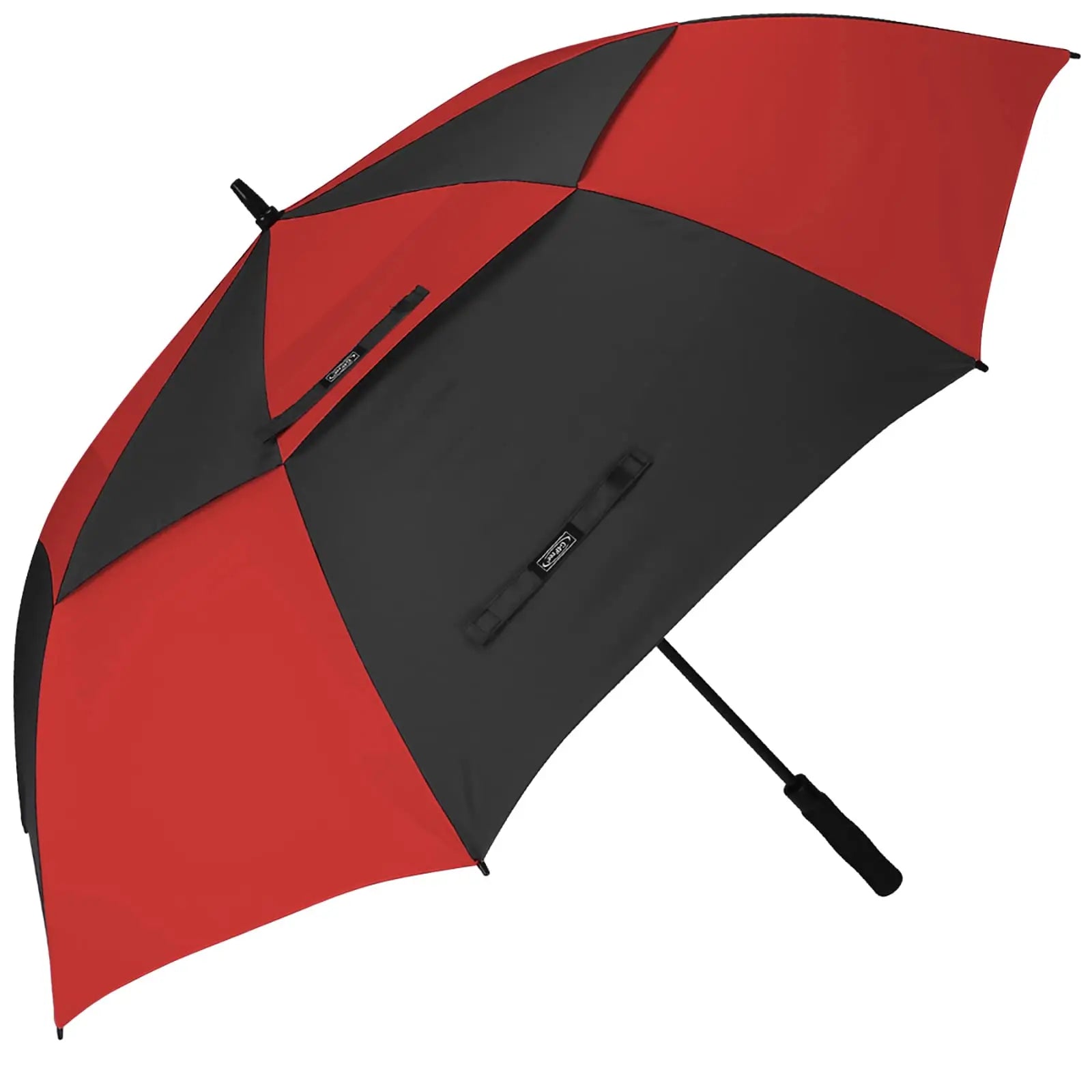 46/54/62 Inch Large Compact Golf Umbrella Windproof Reverse Travel Umbrella for Rain Double Umbrella Semi Automatic Open Close