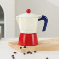 Durable Aluminum Moka Pot with Handle Extraction Coffee Pot for Home Restaurant Hotel Party Turkish Style