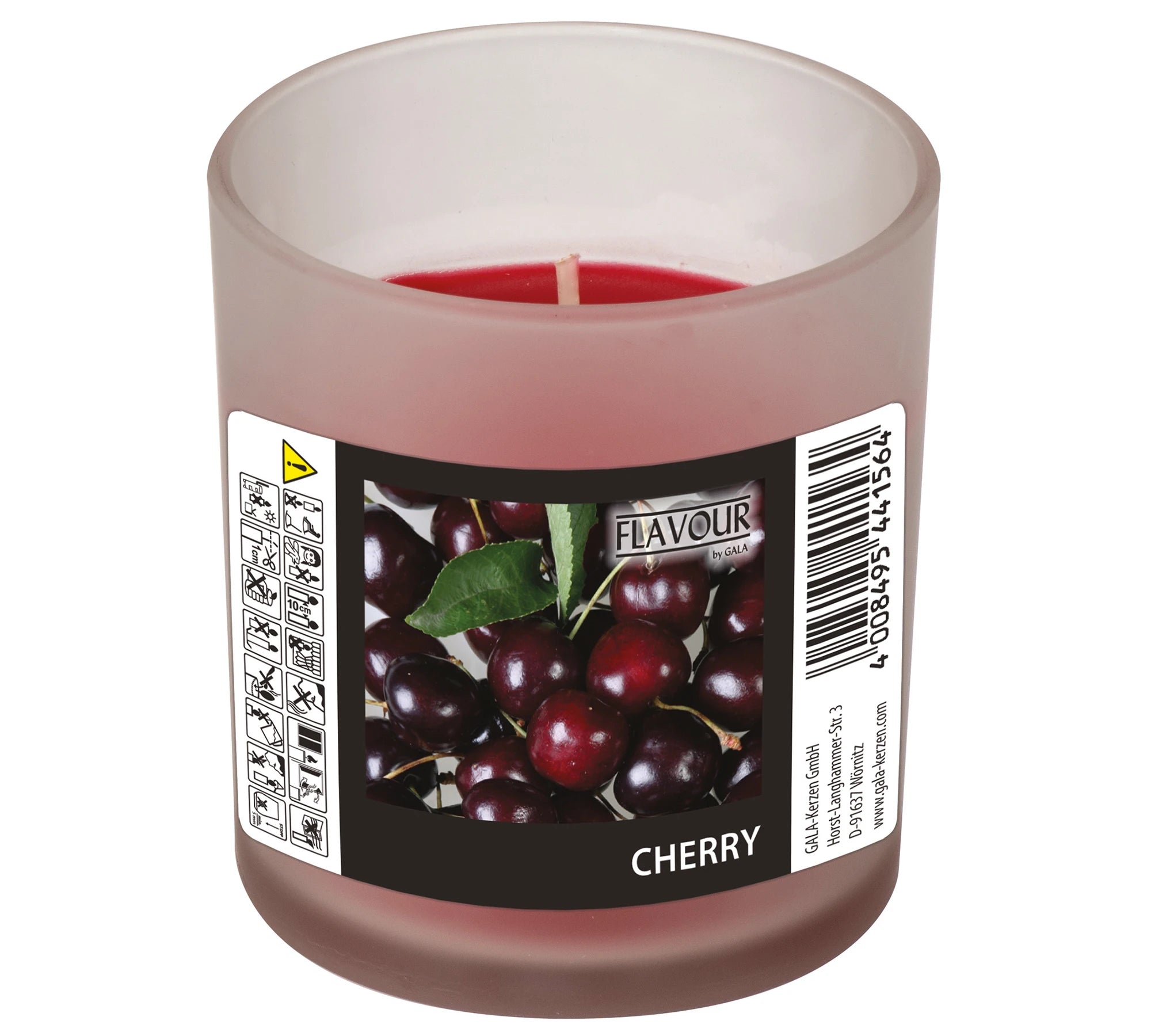German Brand Cherry Scented Luxury Fragrance Candles Long-Lasting Fruity Jasmine Premium Wax Glass Holiday Bars Pillar Diwali