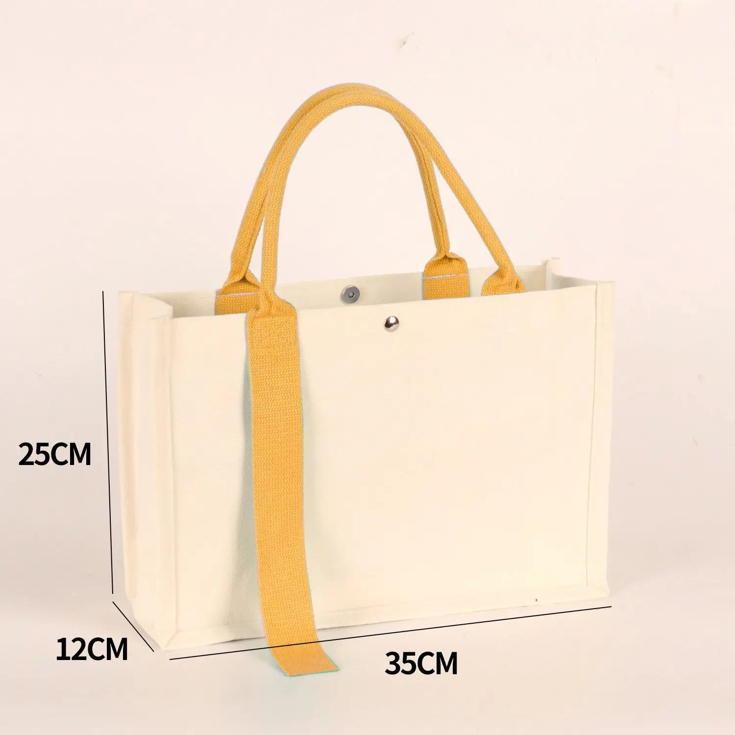 MU Office Canvas Bag Custom Tote Bag Waterproof Hand-pull Zipped Bag Student Commuting Ribbon Canvas Bag Large Cotton Bag
