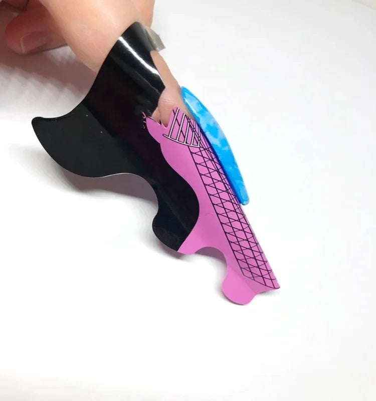 Hot Selling Strong Adhesive Nail Forms 300pcs Private Label Aluminium Foil Nail Form OEM for Acrylic Gel Nail Extension