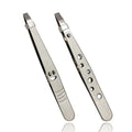 Professional High Quality Stainless Steel Eyebrow Makeup Tools Slant Pointed Tip Eyes Clip for Face Hair Removal