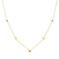 CANNER Gold Star 925 Sterling Silver Star 18K Gold Plated Pendant Necklace for Women