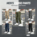 Men's Work Pant with Elasticized Cuffs Drawstring Waistband Side Seam Pockets Suitable for Outdoor Commuting and Casual Workwear MegaBDM