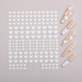 Exquisite Nail Art Decals Customized Love Pattern Factory Wholesale Thin and Waterproof Decorative Stickers