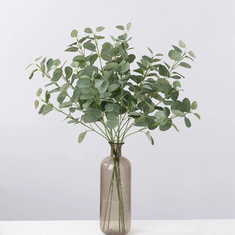 Wholesale Artificial Eucalyptus Leaves Wedding Faux Greenery Natural Eco-Friendly Long Lasting Floral Arrangement Father's Day MegaBDM