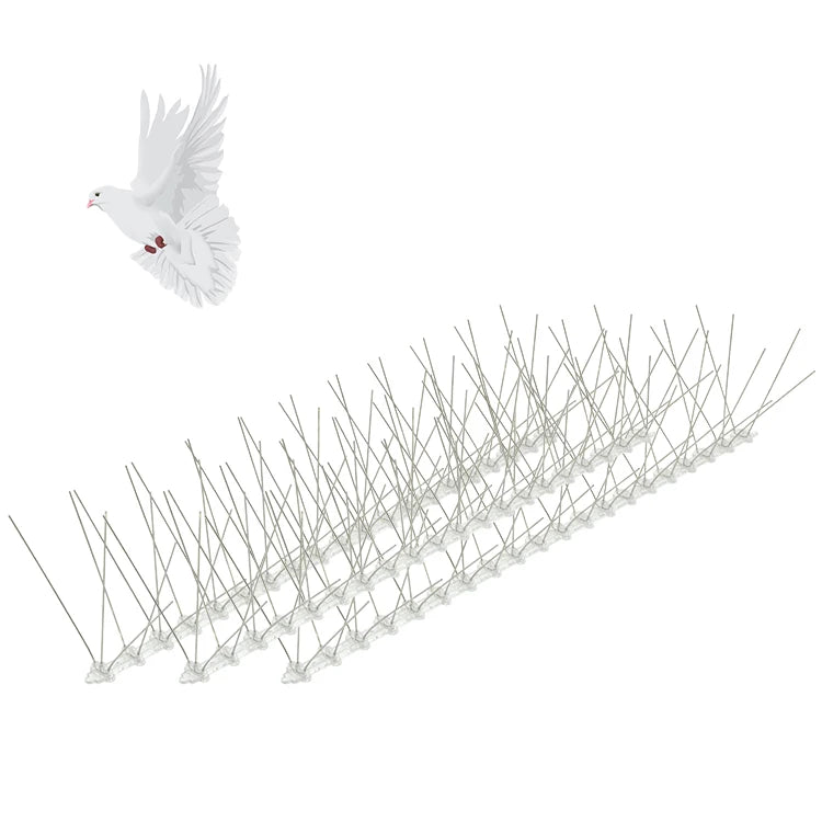 Prevent Pigeon and Middle Size Bird From Landing Anti Perching Bird Spikes