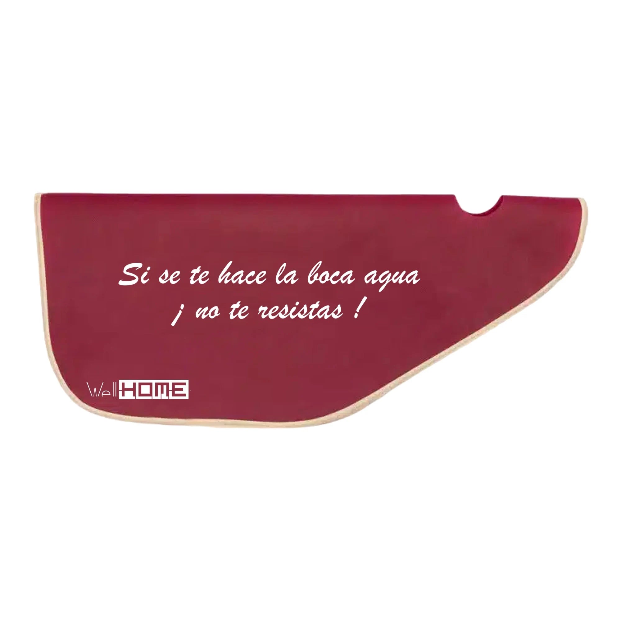WELL HOME - 'Tiberic' Burgundy Ham Cover protects and preserves the ham in perfect condition