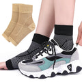 Compression Ankle Brace Socks - Heel Support Plantar Fasciitis Relief Shock Absorption for Fitness & Recovery