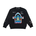 OEM & ODM Customised Men's Cartoon Anime Ghost Ship Printed Crew Neck Pullover Knitted Sweater Autumn