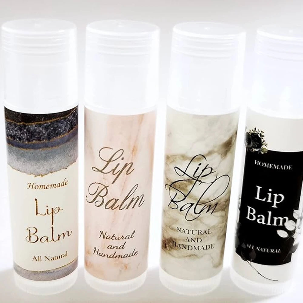 Custom Lip Balm Business Waterproof Label Sticker Your Branding logo Label Design Sticker Idea for Your Cosmetic Business