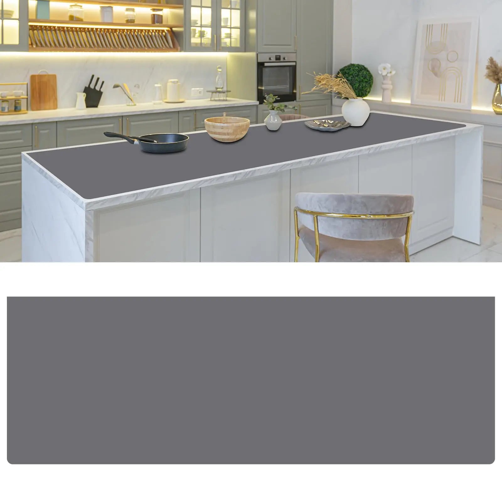 Super Large Silicone Mat 78.8"x24" Silicone Mats for Kitchen Counter Non-slip Heat Resistant MatThicken Kitchen Counter Mat.