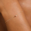 Low MOQ 10pcs Wholesale Women 925 Sterling Silver Princess Cut Zircon 12 Birthstone Gift Party Bracelet