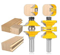 Roman Ogee Rail Stile Bits and Raised Penal Bit Complete Cutter Set Window Door Woodworking Tools