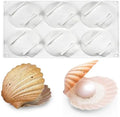 6 Cavity Shell Silicone Mousse Mold DIY Decorating Chocolate Sugarcraft Polymer Clay Craft 3D Mould Kitchen Tools