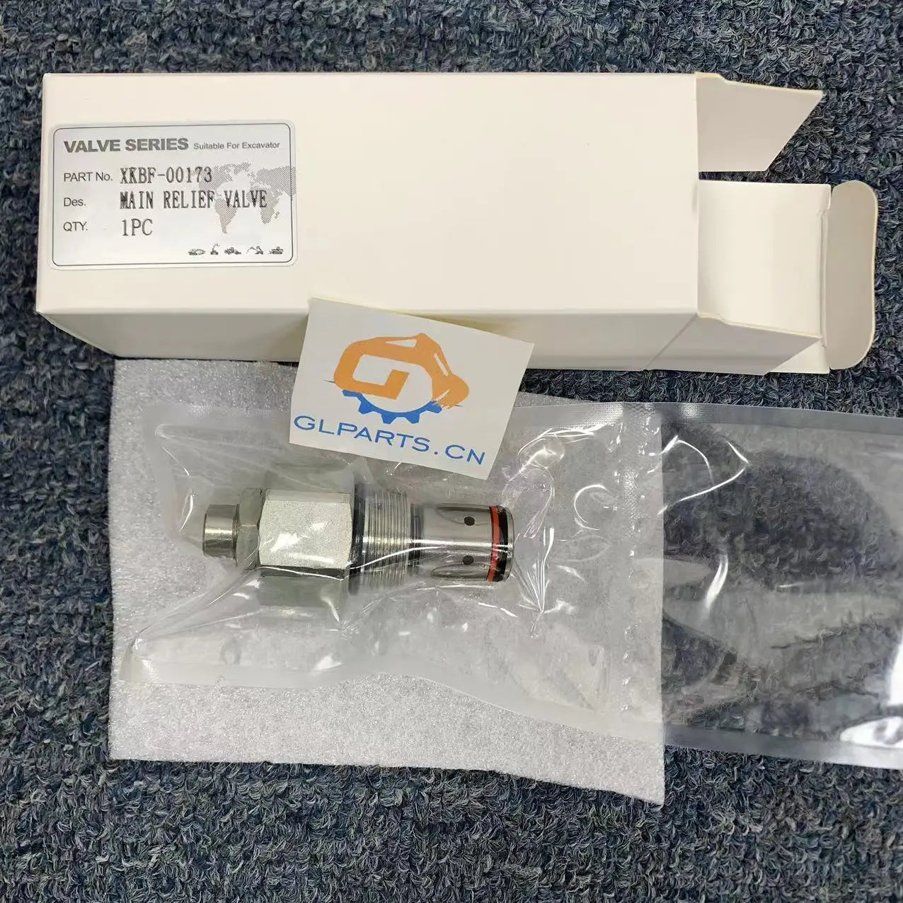 Excavator Parts R55-7 R55-7A R55W7 R55W7A Main Relief Valve XKBF-00173  XKBF-01410