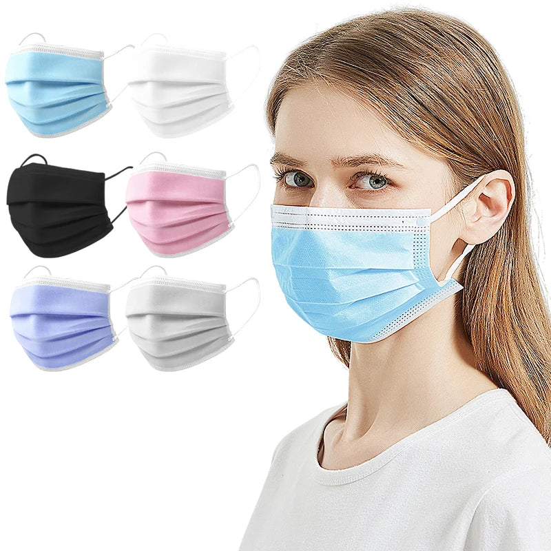 Medical Surgical Disposable Type IIR Mask GB19083-2010 Non Woven 3ply Blue Earloop Far Infrared Disinfecting 98% Filtration