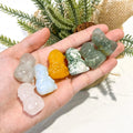 Christmas Gifts Natural Crystal Crafts Christmas Decorations Figurines Christmas Snowman Mini Ornaments Crystal Carvings