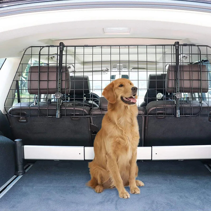 New Safety Car Divider Basics Adjustable Dog Car Barrier for Vehicles Universal-Fit Divider Cargo Net Dog Car Barrier Barriers