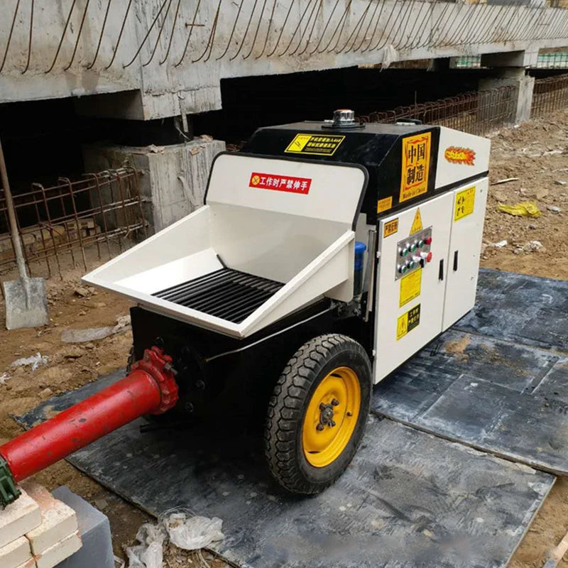 Small Hydraulic Concrete Pump Machine Concrete Mixer With Pump Diesel Concrete Boom Pumps for Sale