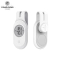 Luxury White Plastic Bluetooth Control Folding Hanging Hook Style Portable Multifunctional Cigar Cabinet Humidor Thermometer