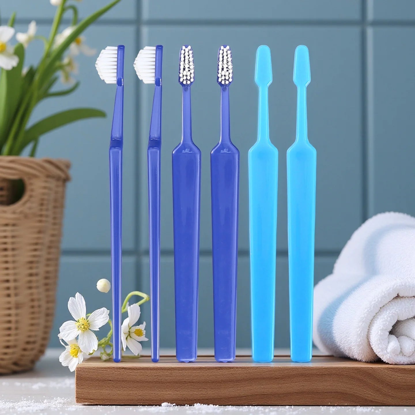 Triangle Shape Blistles Super Ultra Soft Bristles Plastic Toothbrush Dental Care Toothbrushes