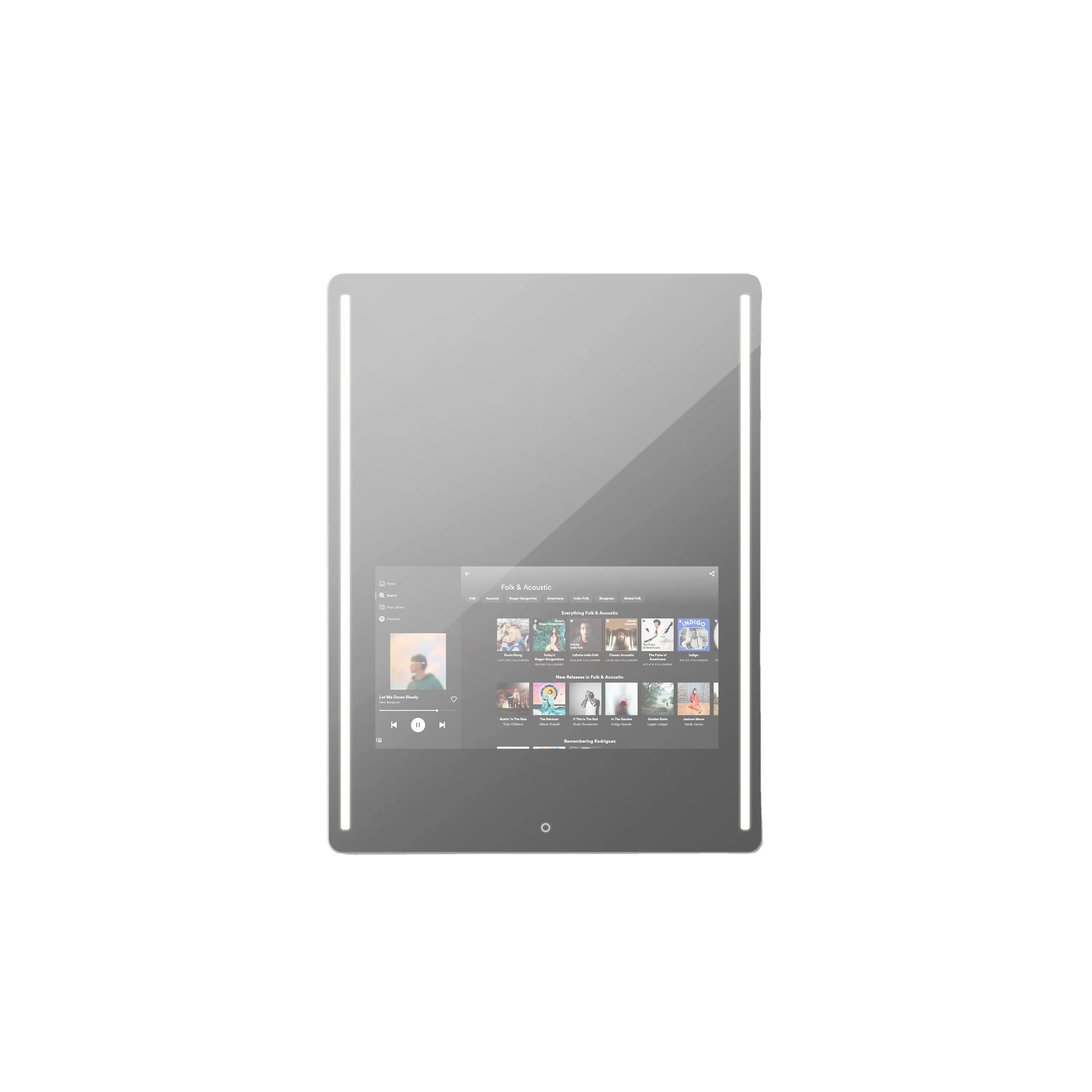 Best-selling 2024 Factory Vercon Magic LED Mirror Smart Bathroom Mirror Tv Luxury  Waterproof Defogging Android 11 System